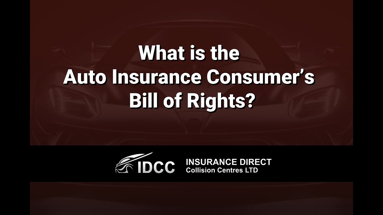 What is the Auto Insurance Consumer&rsquo;s Bill of Rights