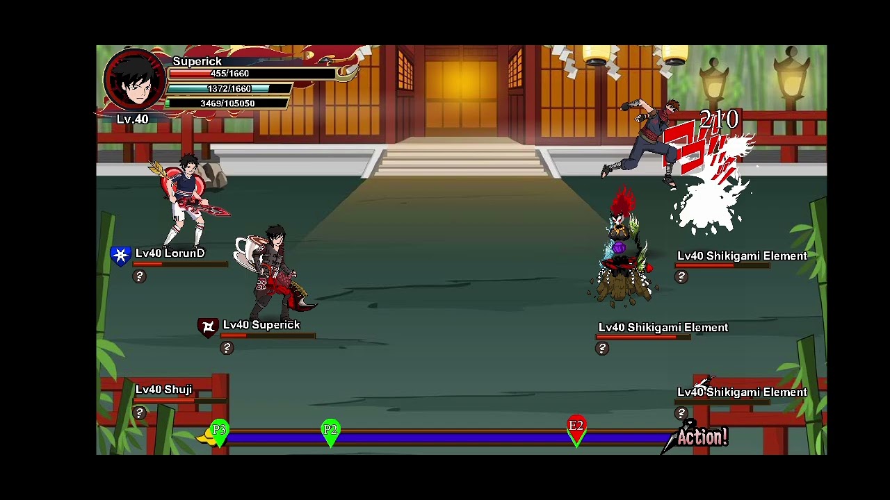 Shinobi Warfare - Superick (Fire Ability) VS Shikigami Element Tensai Jounin Exam Part 4 (Hard Mode)