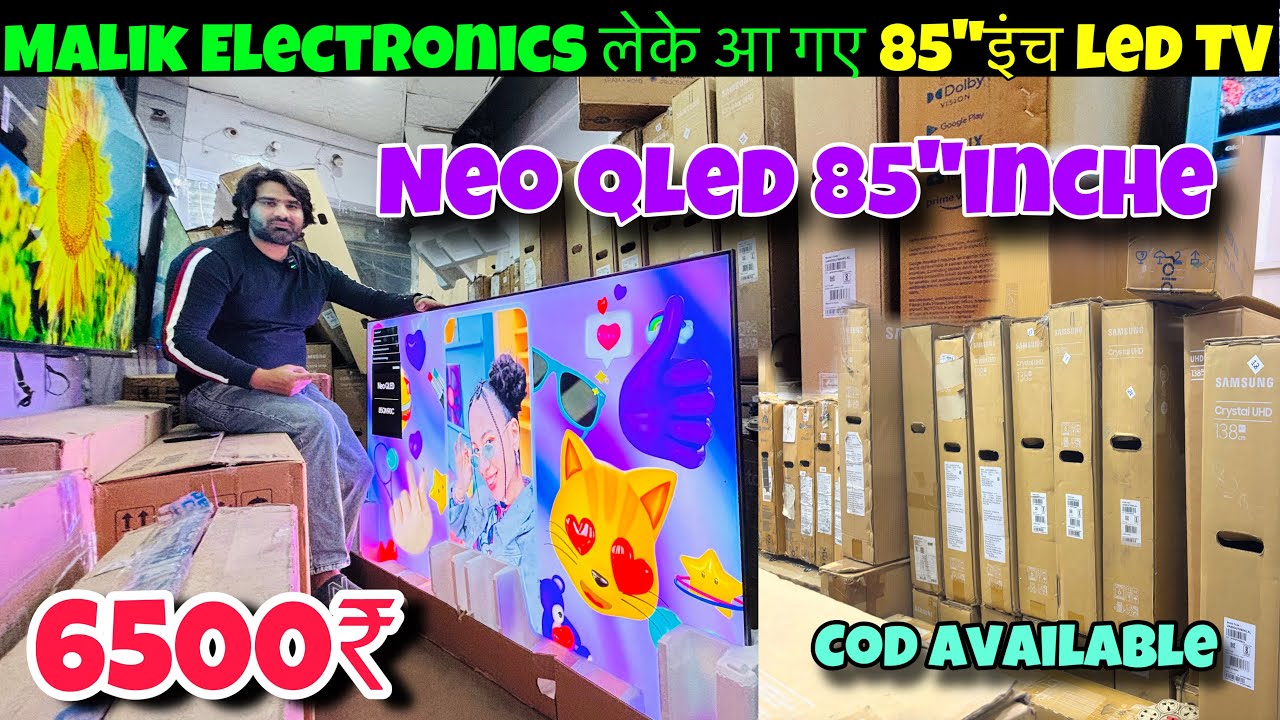 Branded LED TV ONLY ₹5500 🔥| TV upto 80% OFF | Branded LED TV Warehouse in Delhi