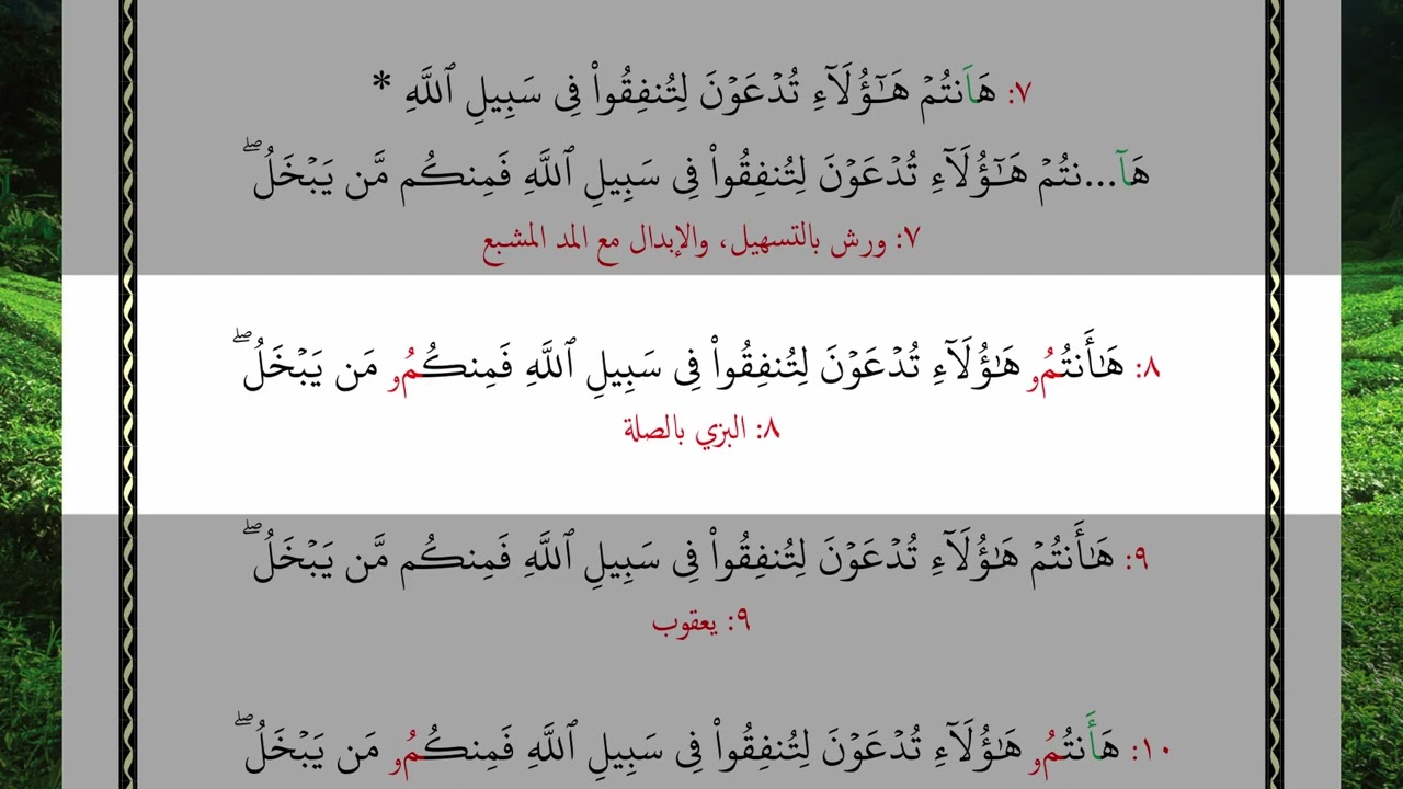 ها أنتم هؤلاء تدعون لتنفقوا في سبيل الله فمنكم من يبخل ومن يبخل فإنما يبخل عن نفسه والله الغني وأنتم