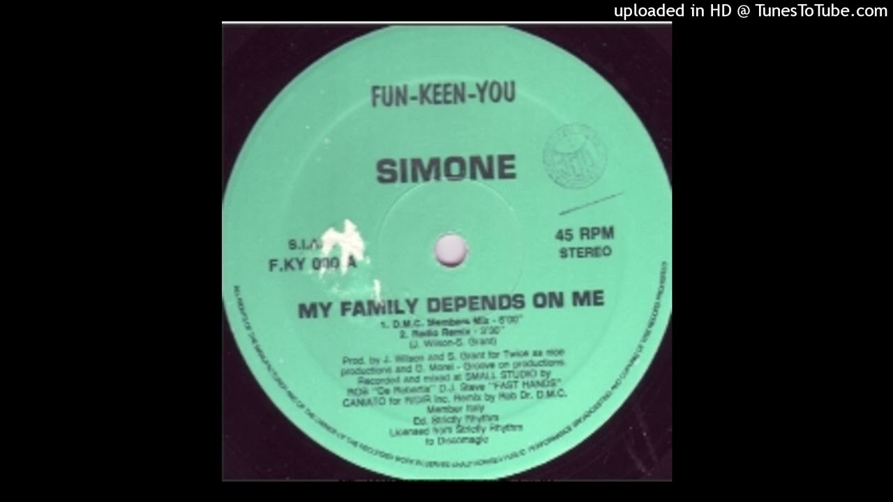 Simone  -  My Family Depends On Me  (Rob De Robertis & Alberto D.M. Mix D.J.  Remix)