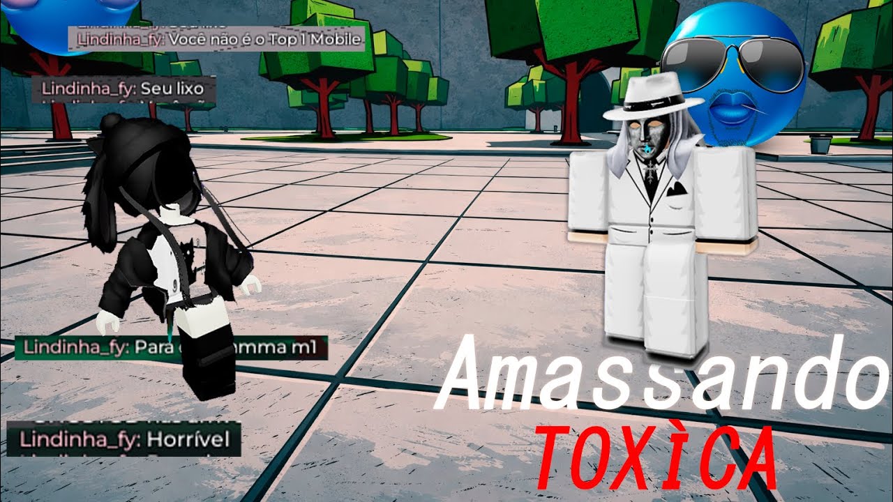 O Dia que eu Amassei uma Garota Tóxica no Strongest battlegrounds 