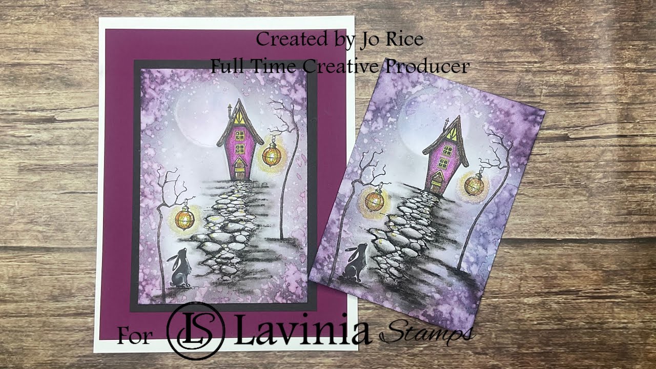 Следуйте за «Бульварами» Джо Райса #laviniastamps #cardmakingvideo