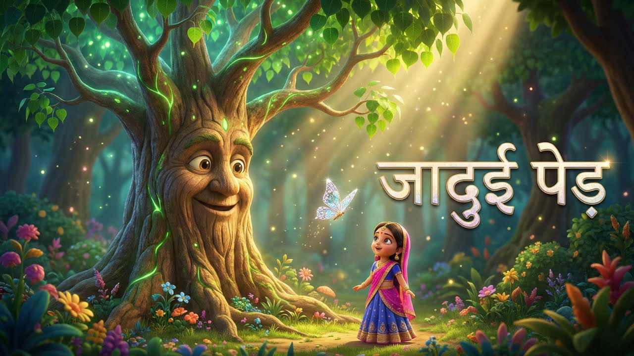 A Magical Tree 🌳✨ | जादुई पेड़ की कहानी | Kids Moral Story in Hindi