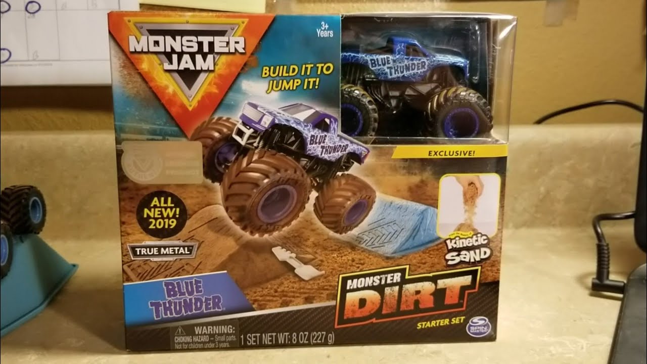 My Spin Master Monster Jam Monster Dirt Blue Thunder Starter Set