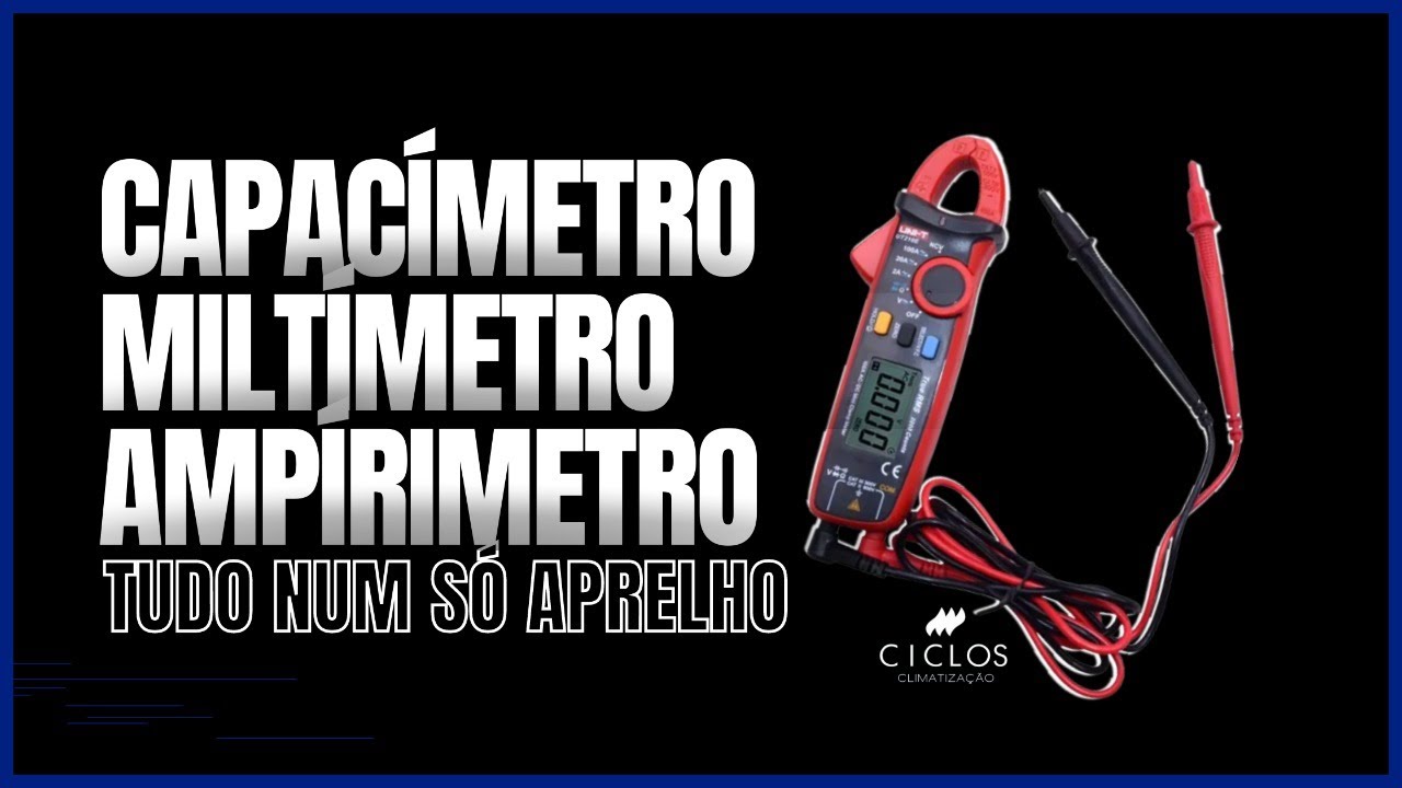 CAPAC&Iacute;METRO MULT&Iacute;METRO e AMPER&Iacute;METRO tudo num s&oacute; aparelho