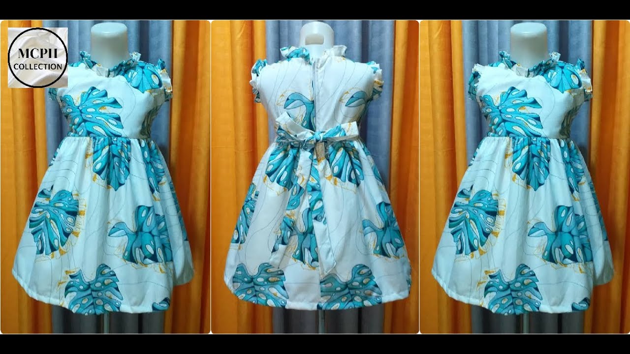 HOW TO MAKE KIDS DRESS PATTERN | PAANO GUMAWA NG KIDS DRESS PATTERN | MCPH COLLECTION