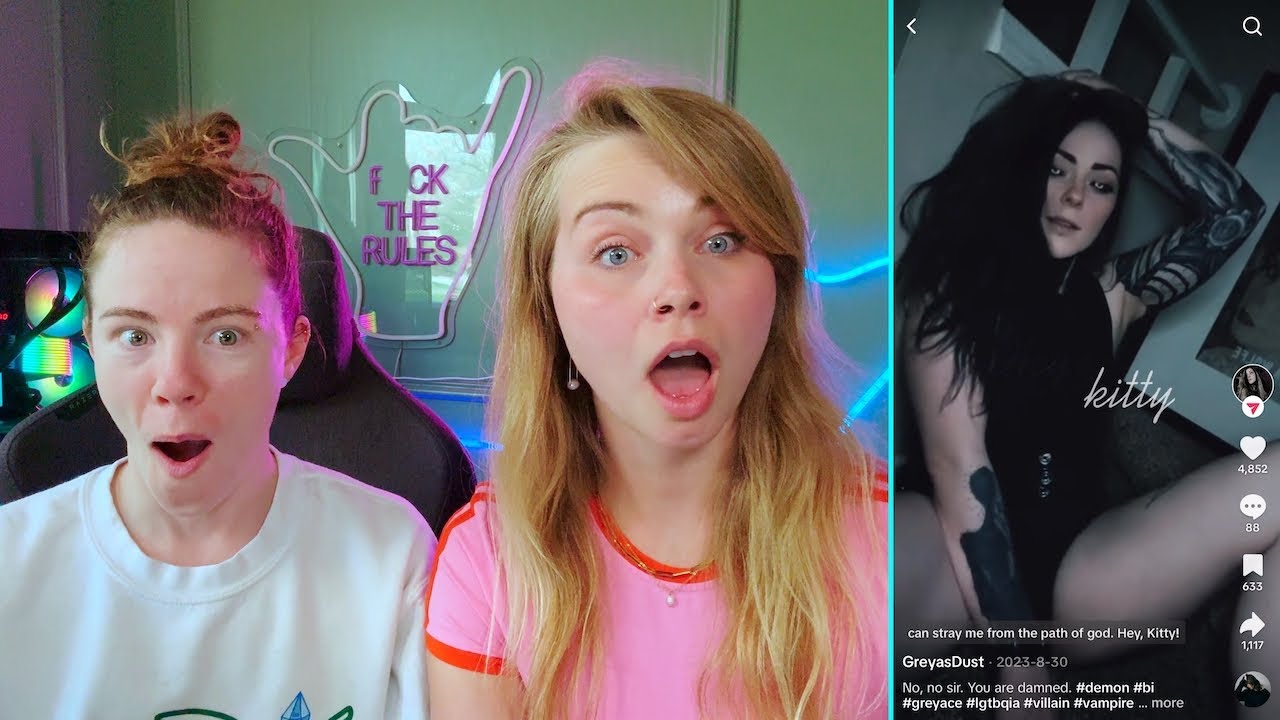 Reacting to GreyasDust Thirst Traps! - Hailee And Kendra