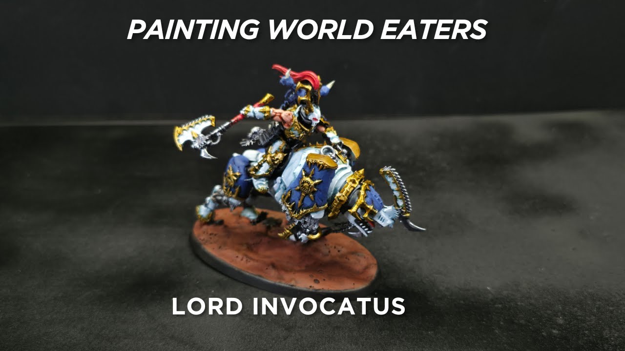 World Eaters Lord Invocatus: Painting Tutorial for a Brutal Tabletop Look!