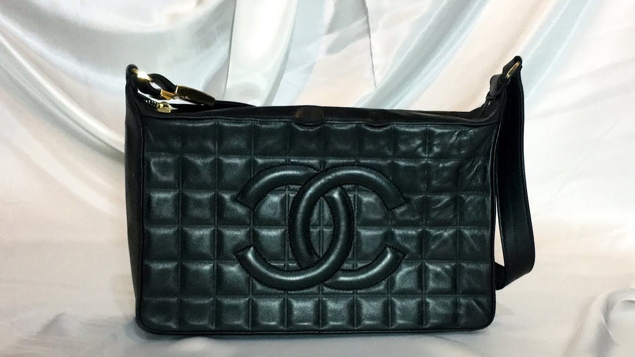 🖤 CHANEL Vintage Chocolate Bar Shoulder Bag | Nita channel