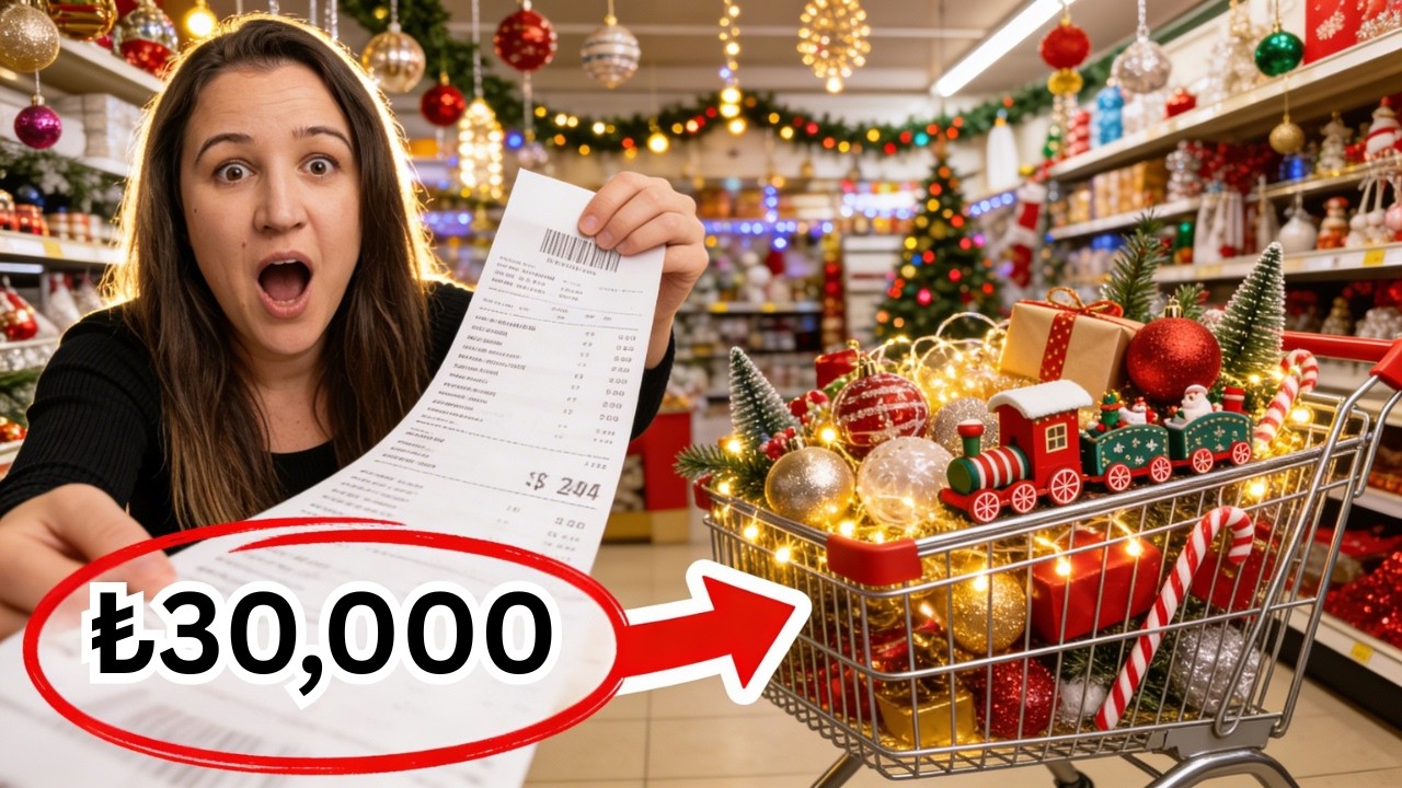 ARIGİLLER 2026 Yılbaşı Alışverişi 🎁 Yepyeni Ağacımız ve Noel Baba Sürprizi!