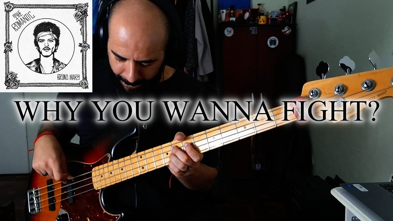 Why You Wanna Fight? (Bruno Mars) BASS COVER