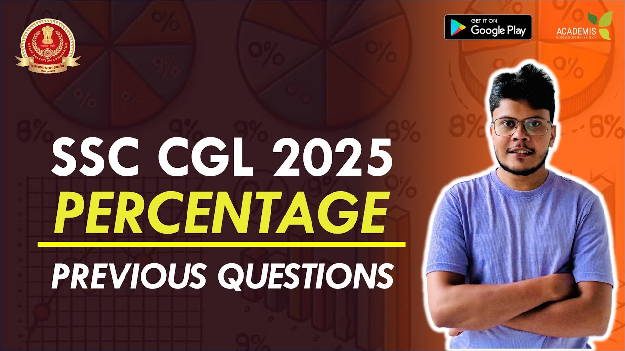 SSC CGL Previous Year Questions - PERCENTAGE