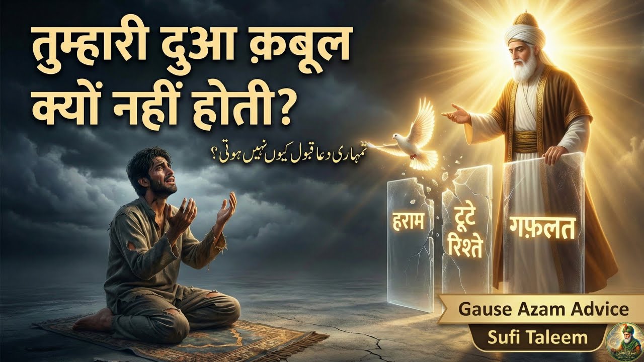 Dua Qabool Kyun Nahi Hoti? Gause Azam Ne Batayi Wo 3 Deewarein! 😱