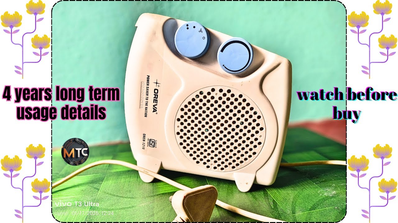 Oreva Room Heater Review / Long Term Review Of Oreva Room Heater