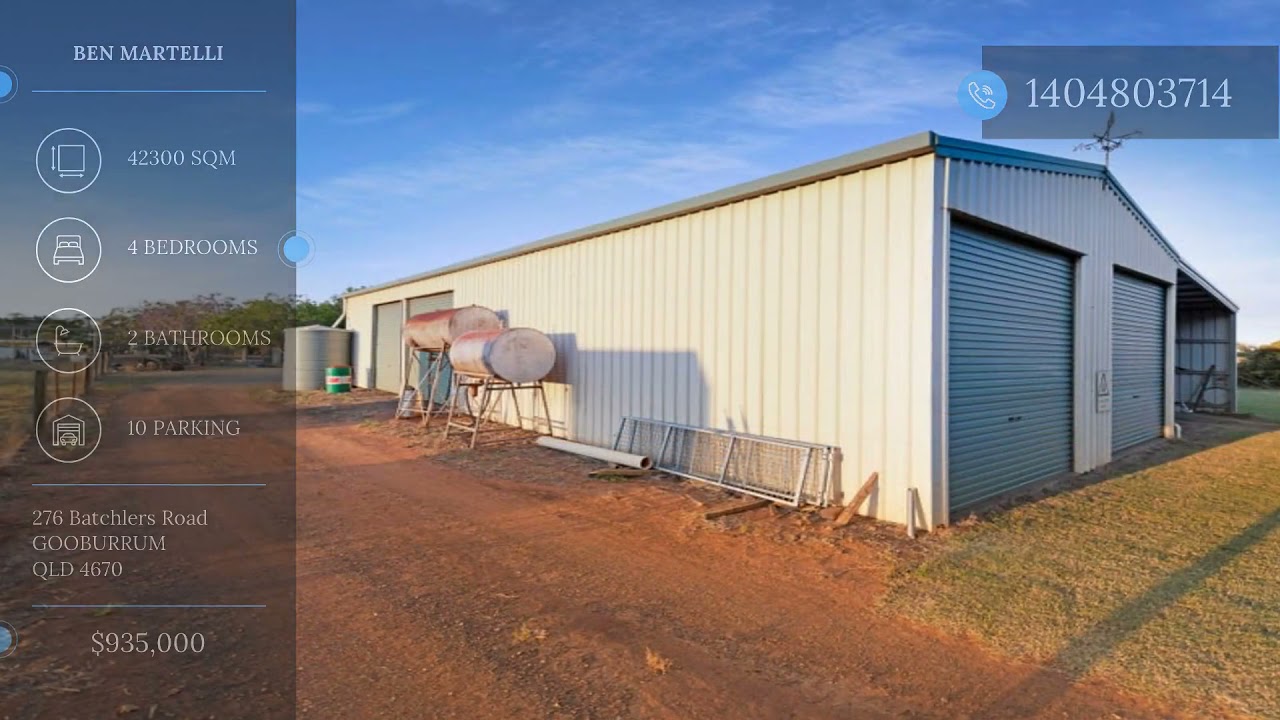 276 Batchlers Road, GOOBURRUM, QLD, 4670