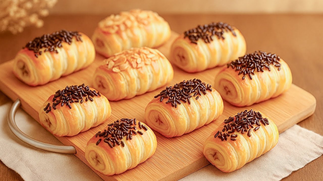 Pisang bolen renyah lumer dan lembut