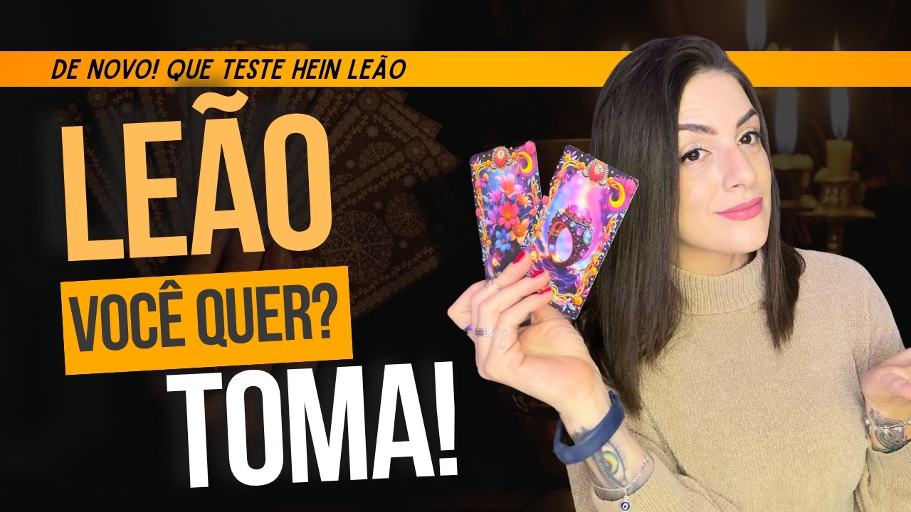 LE&Atilde;O TAROT: &Oacute;BVIO! Est&aacute; USANDO ISSO contra VOC&Ecirc;! A solu&ccedil;&atilde;o VEM! #le&atilde;o #tarot