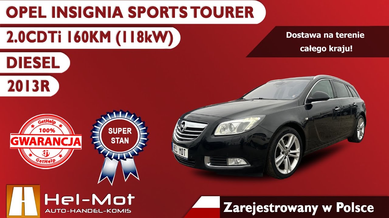 🇸🇪 Auta ze Szwecji! 🇸🇪 Opel Insignia A 2.0 CDTi PHU Hel-Mot Auto Handel Komis