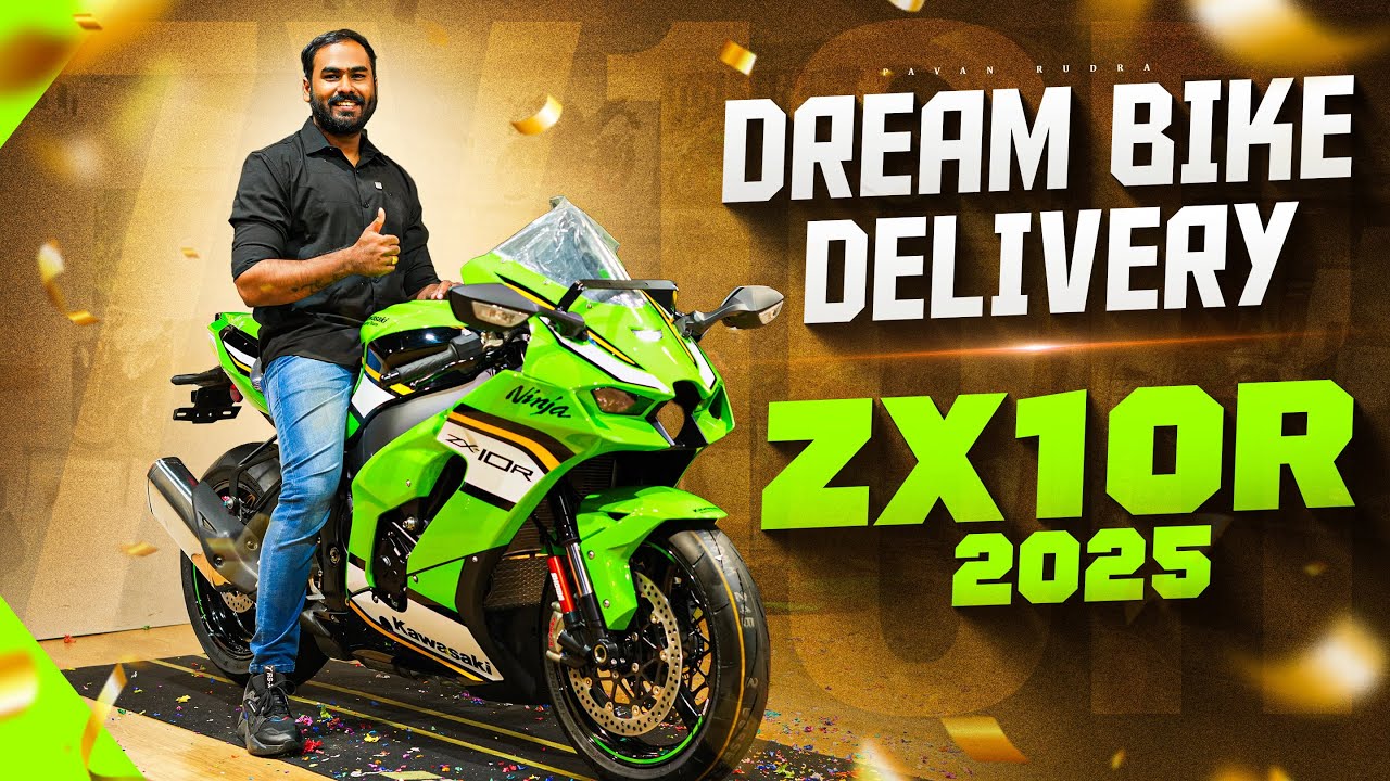 Taking Delivery - Kawasaki ZX10R 2025 | Pavan Rudra | Public Reactions are crazy!