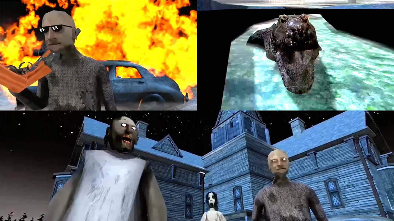 All 3 PC Endings 🔥 Granny 3 PC Version