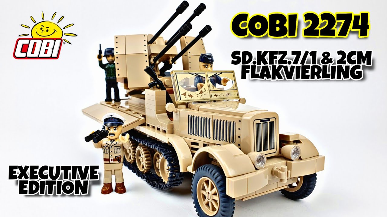 COBI 2274 / SD.KFZ.7/1 & 2CM FLAKVIERLING 38 / EXECUTIVE EDITION 2022