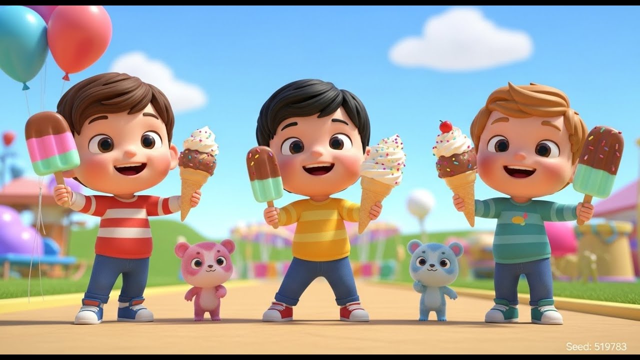 If You Like Ice Cream, Clap Twice! | Fun Action Rhyme for Kids | Nursery Rhymes & Songs for Children