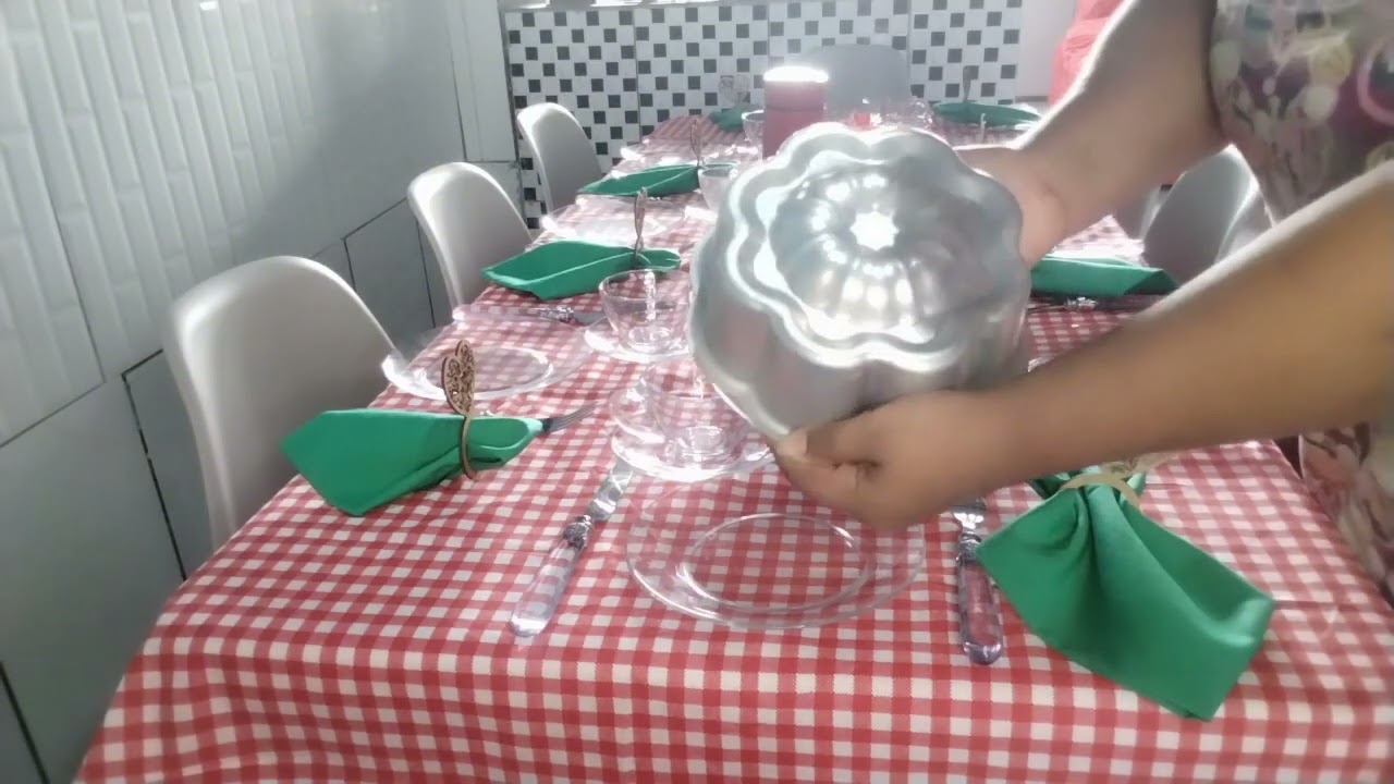 Mesa posta lanche da tarde 💚