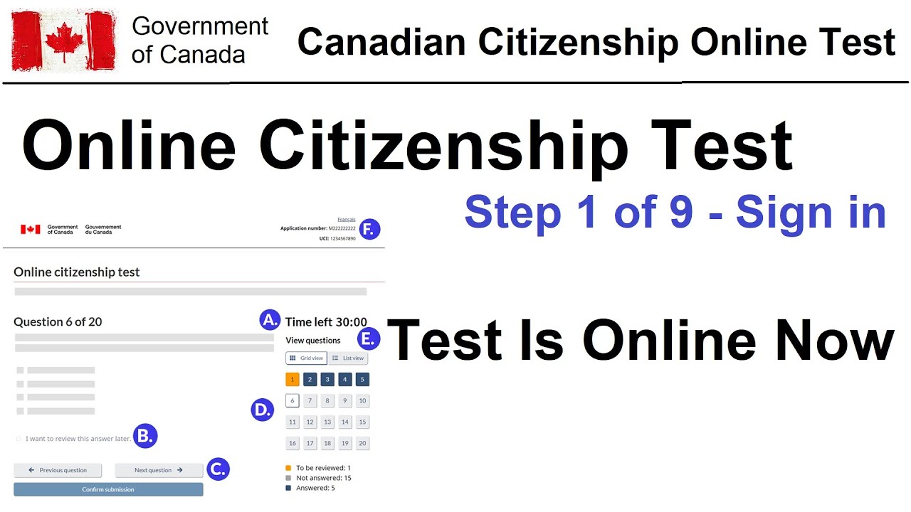 Canadian Citizenship Test is Online - Canada Online Citizenship Tests Begin