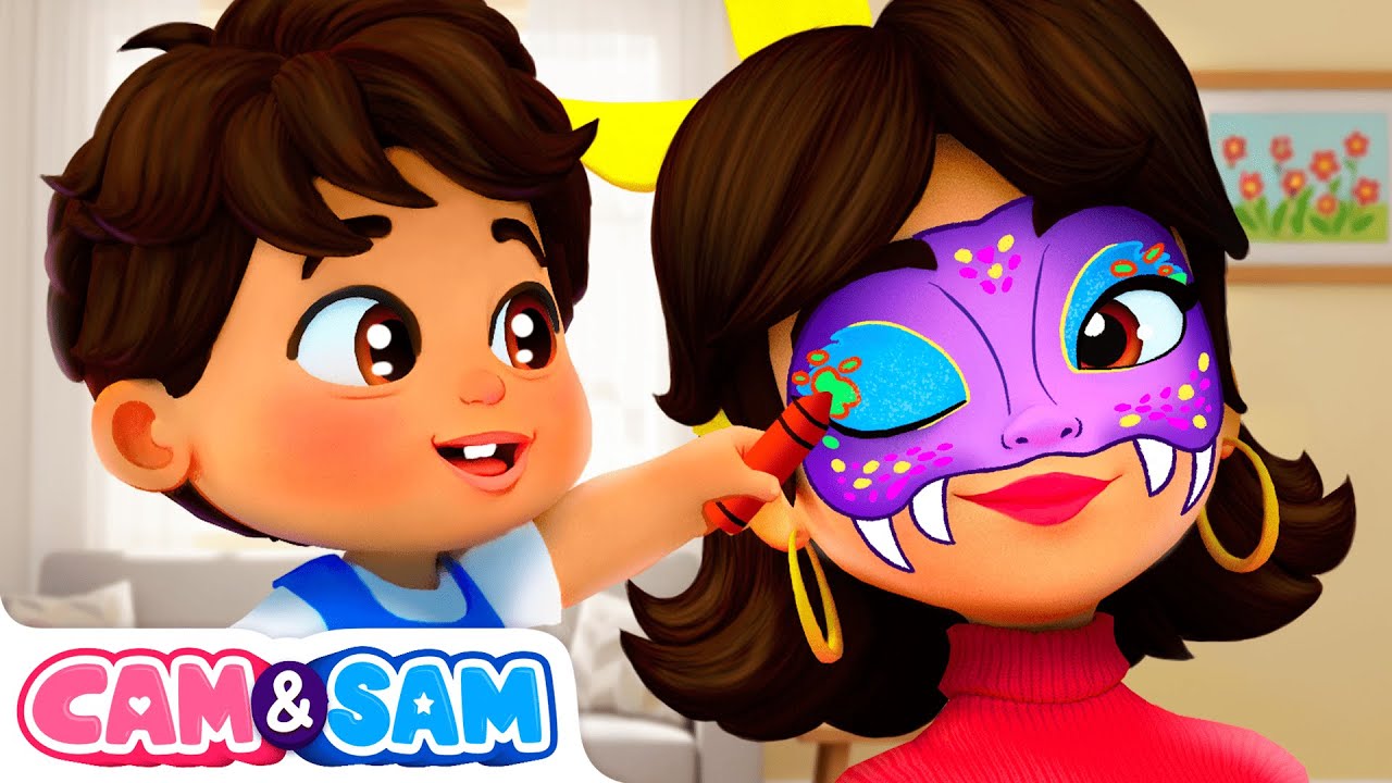 Daddy Dinosaur 🦖 Mommy Dragon 🐲 Pretend Play Song | Cam & Sam Nursery Rhymes