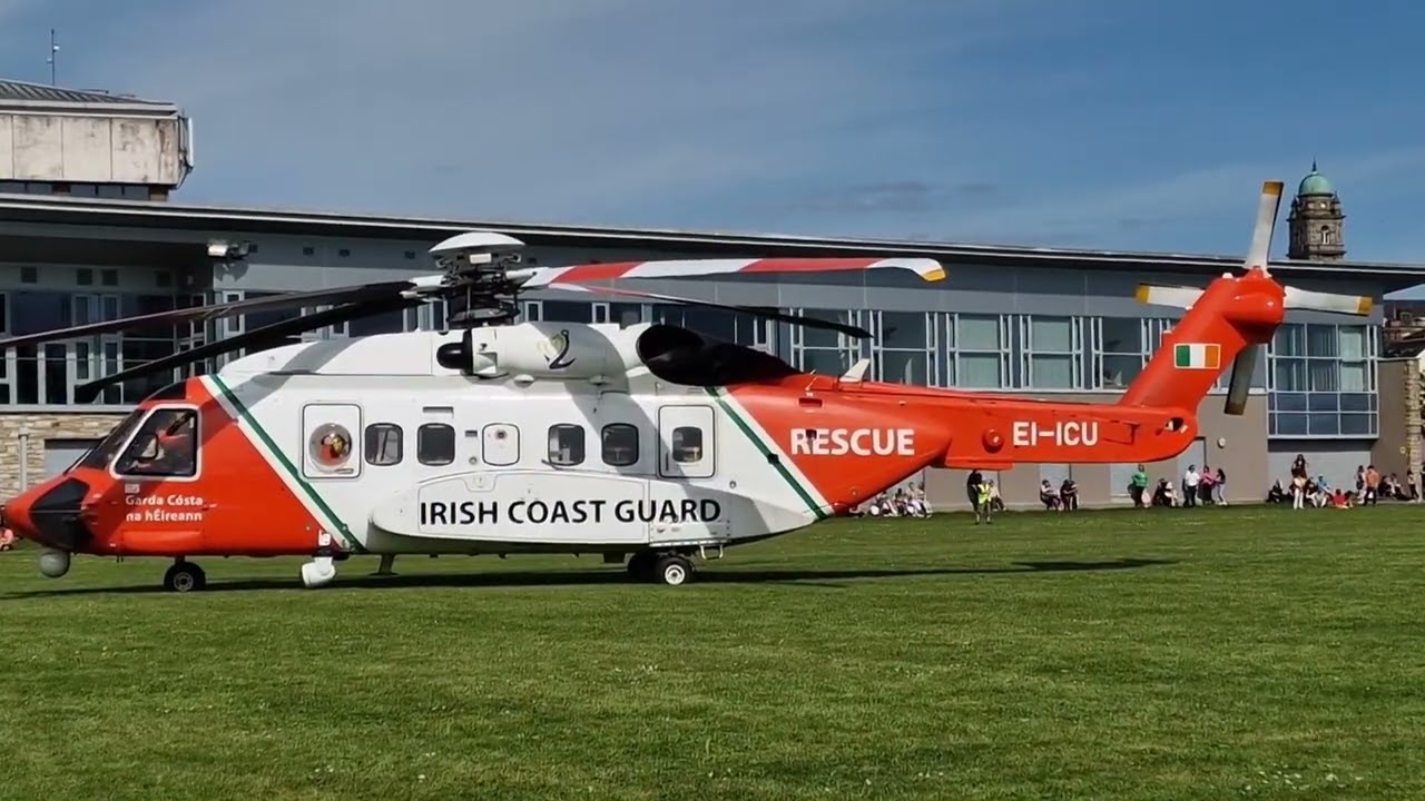 EMERGENCY SERVICES DAY PART1 || IRISH COASTGUARD EI-ICU (RESCUE118)