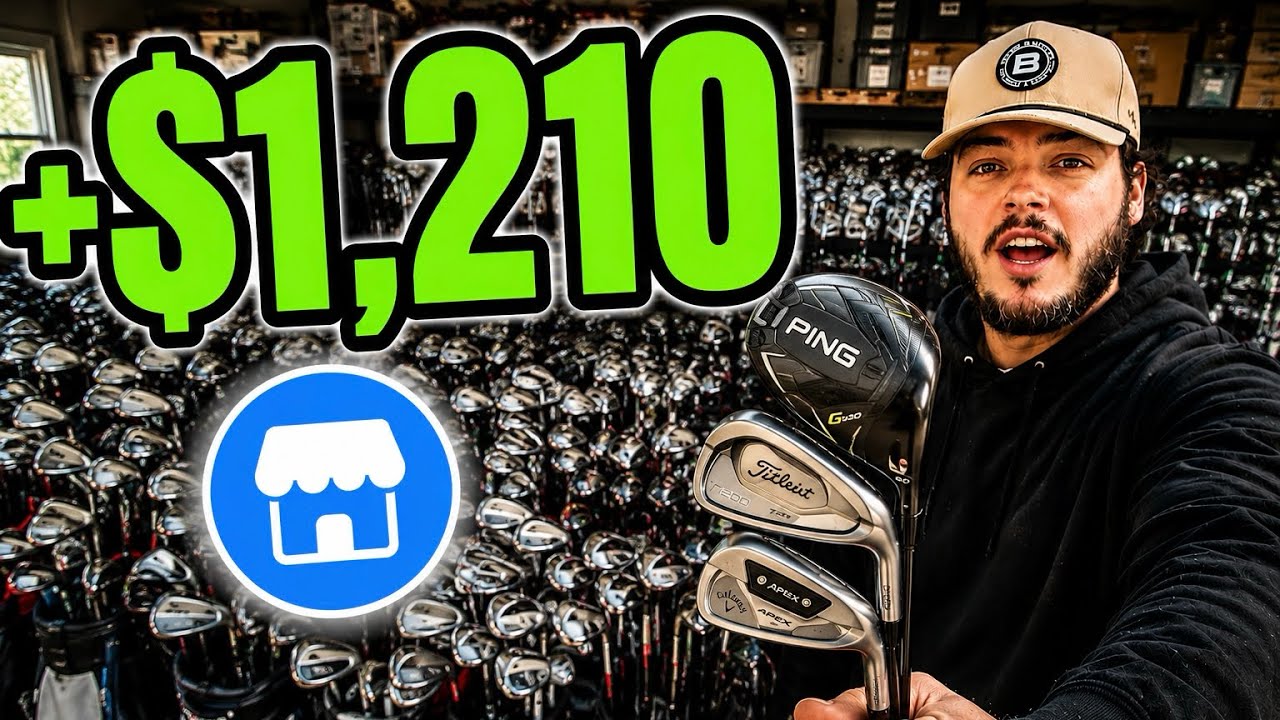 Turning Golf Clubs Into $1,210.81 on Facebook Marketplace