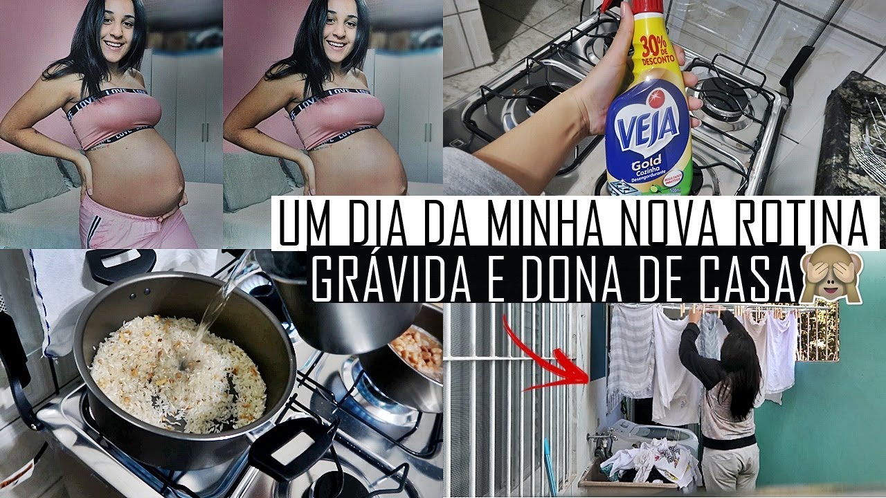 GRAVIDINHA DE 8 MESES E DONA DE CASA | UM DIA NA MINHA NOVA ROTINA NA CASA NOVA | VLOG