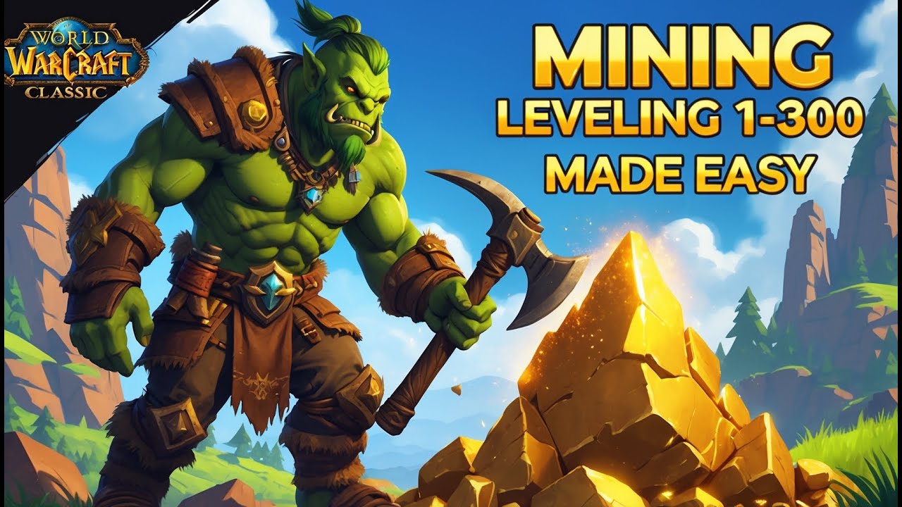 Gold Farming 101~  Mining 1-300  Made Easy | Wow Classic Guide