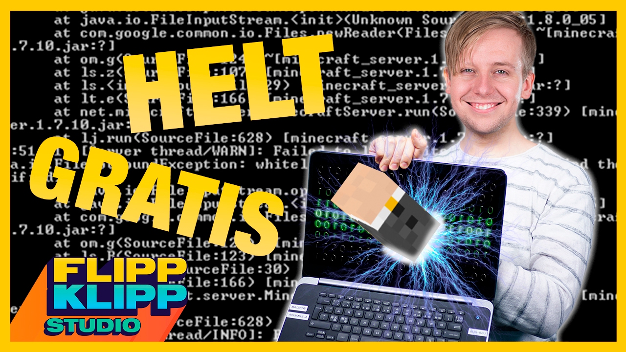 DIN EGEN MINECRAFT-SERVER FOR PC, GRATIS - Tutorial