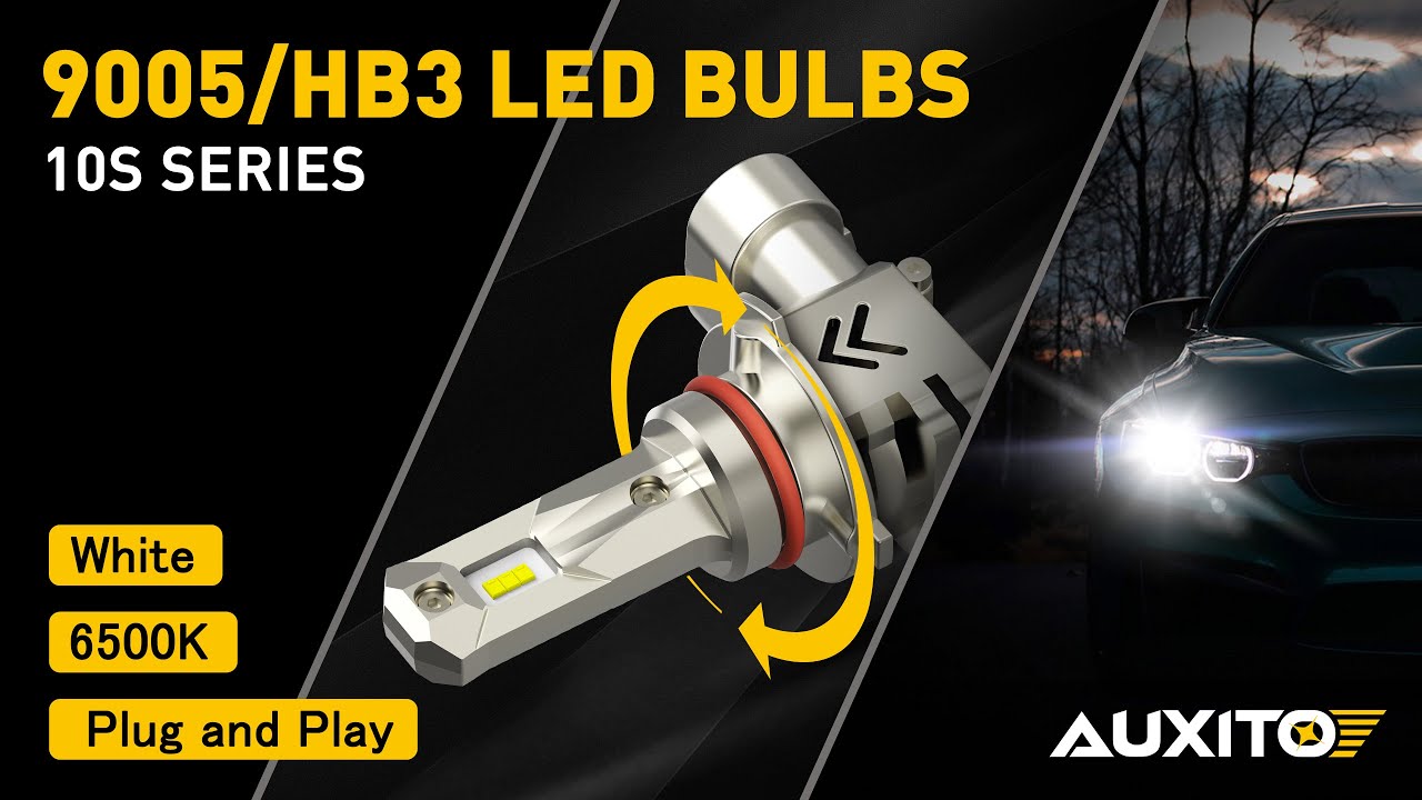 AUXITO 9005 HB3 LED Bulb Forward High Beam Bulb 12000LM, all the 9005 bulbs you want are here.
