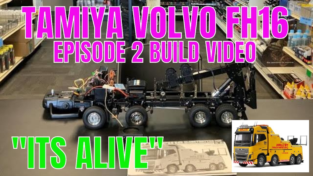 Building the Tamiya 1/14 RC  Volvo FH16 Globetrotter 750 [ episode 2]