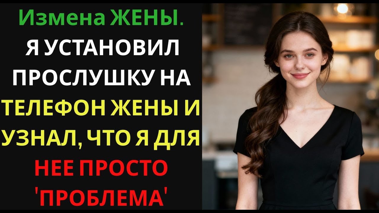 Измена ЖЕНЫ  Я УСТАНОВИЛ ПРОСЛУШКУ НА ТЕЛЕФОН ЖЕНЫ И УЗНАЛ, ЧТО Я ДЛЯ НЕЕ ПРОСТО 'ПРОБЛЕМА'