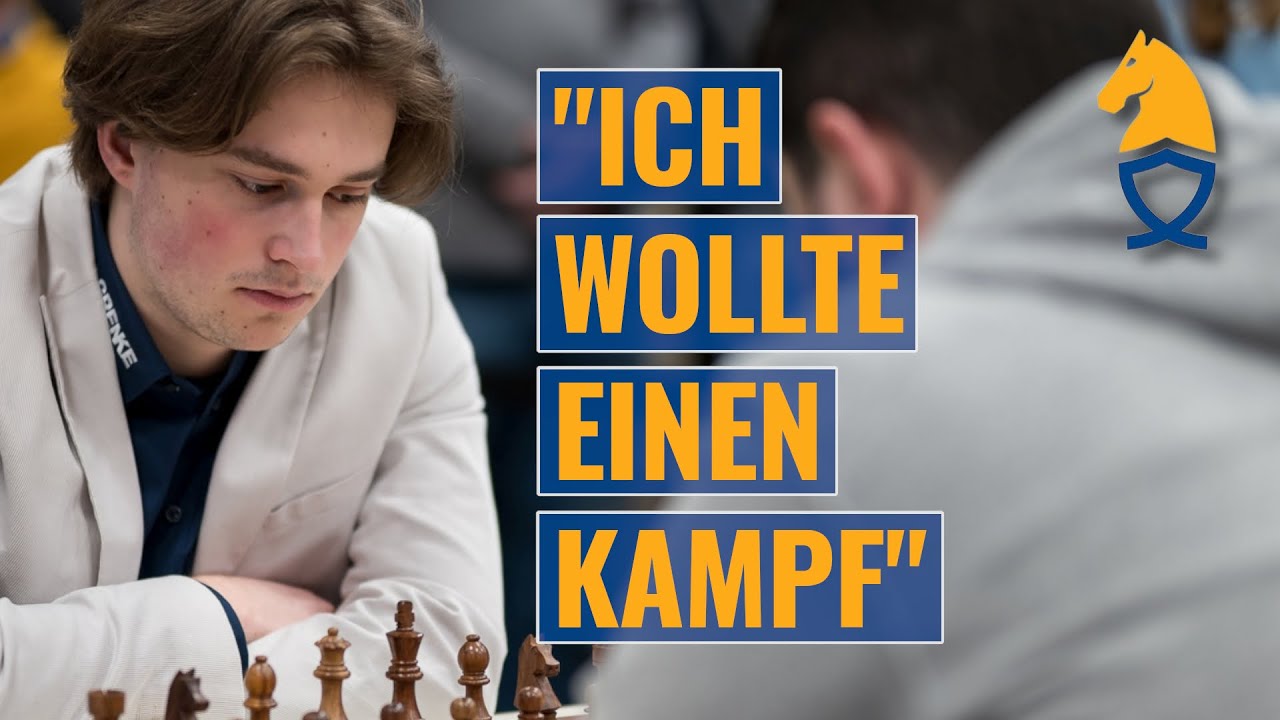 Wie VIncent Keymer Chancen kreiert || Schachbundesliga: Vincent Keymer vs. Sergey Grigoriants