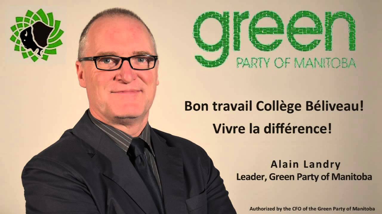 Green Party of Manitoba, Alain Landry