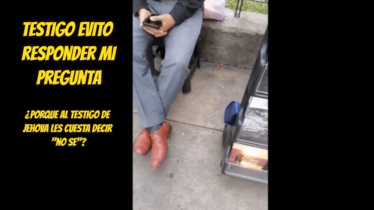 Platica con 2 Testigos de Jehová en la calle
