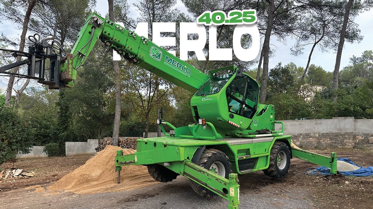 PRÉSENTATION CHARIOT ÉLEVATEUR ROTATIF MERLO 40.25