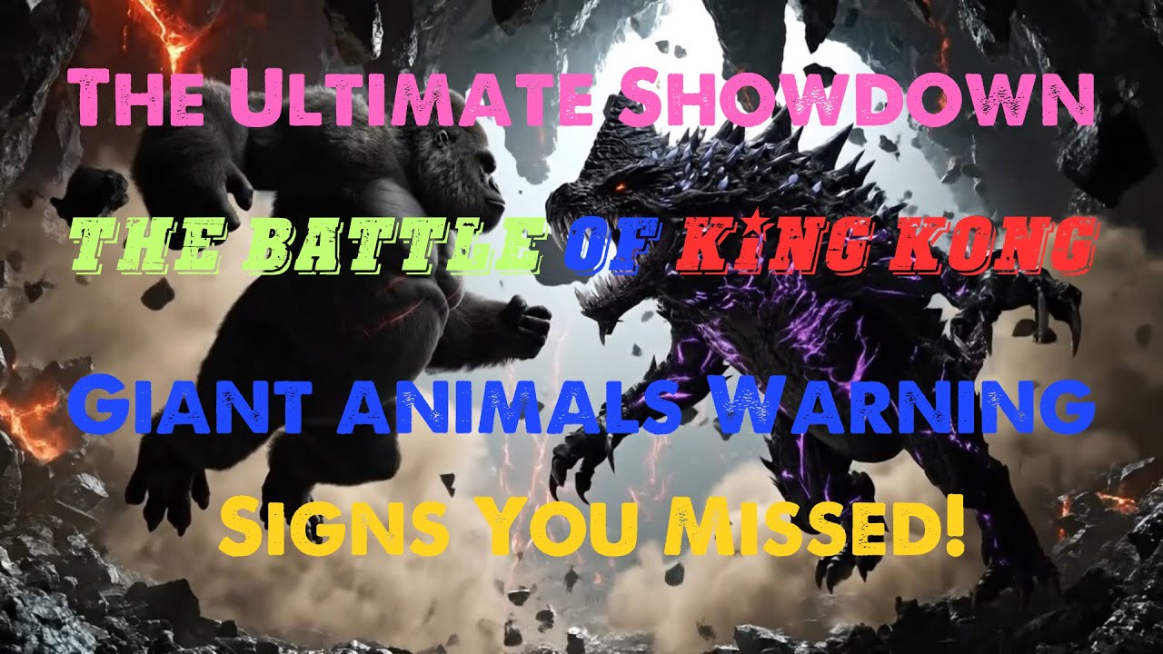 The Ultimate Showdown: The battle of King Kong vs Giant animals Warning Signs You Missed!