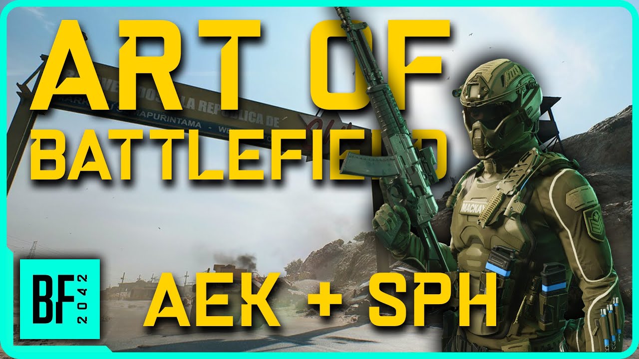 ART OF BATTLEFIELD : Découverte de l’AEK sur 2042. (l’arme est rincée mais chut 🤫)