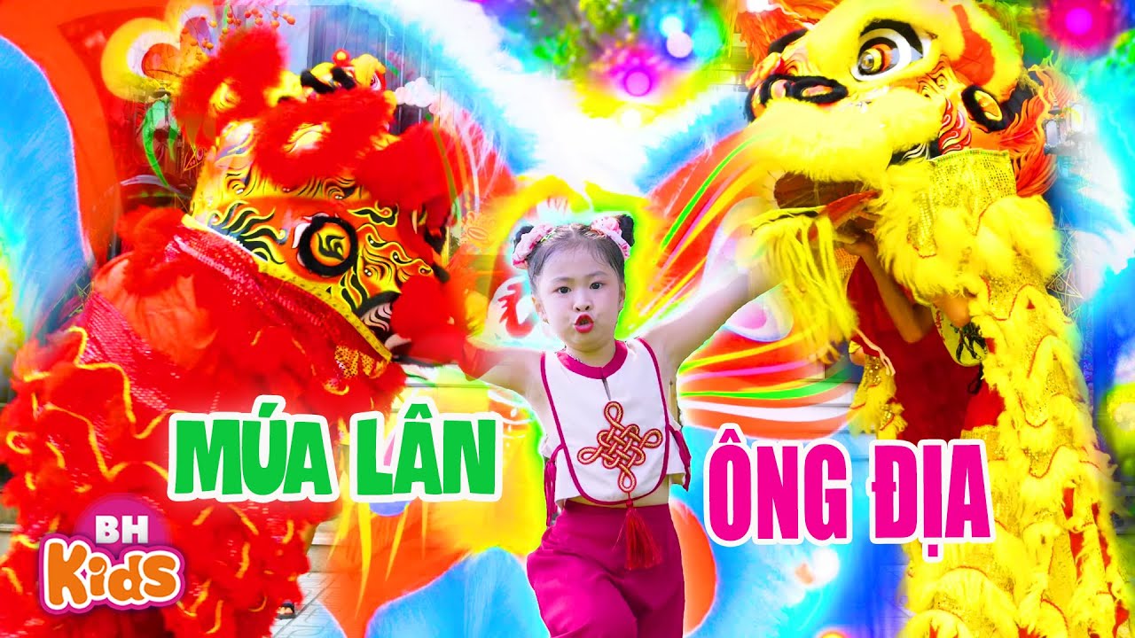 Nhạc Trung Thu Múa Lân Ông Địa Sôi Động 2025 - Bé Chơi Trung Thu, Đêm Trung Thu, Gọi Trăng Là Gì