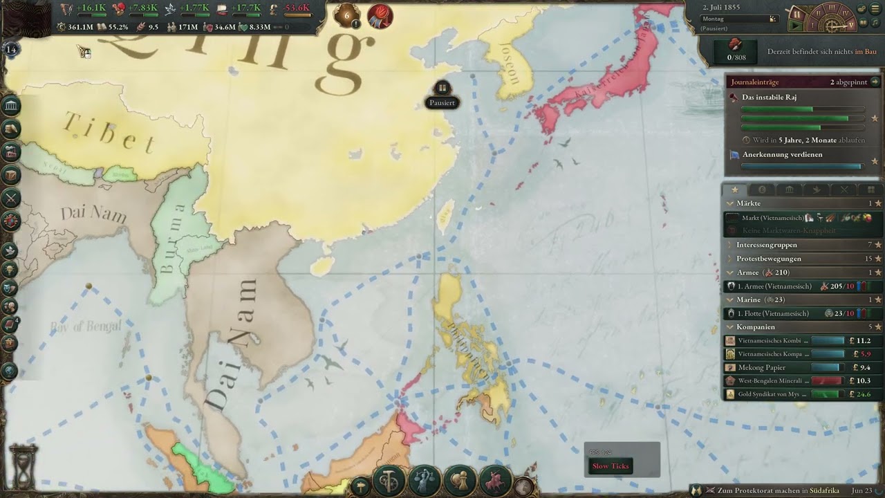 Victoria 3 Dai nam