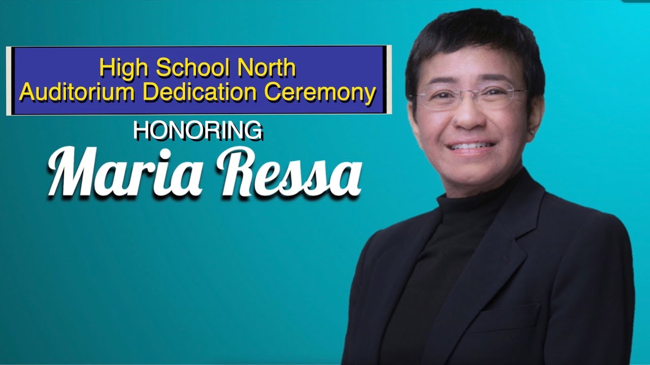 Maria Ressa Dedication Ceremony