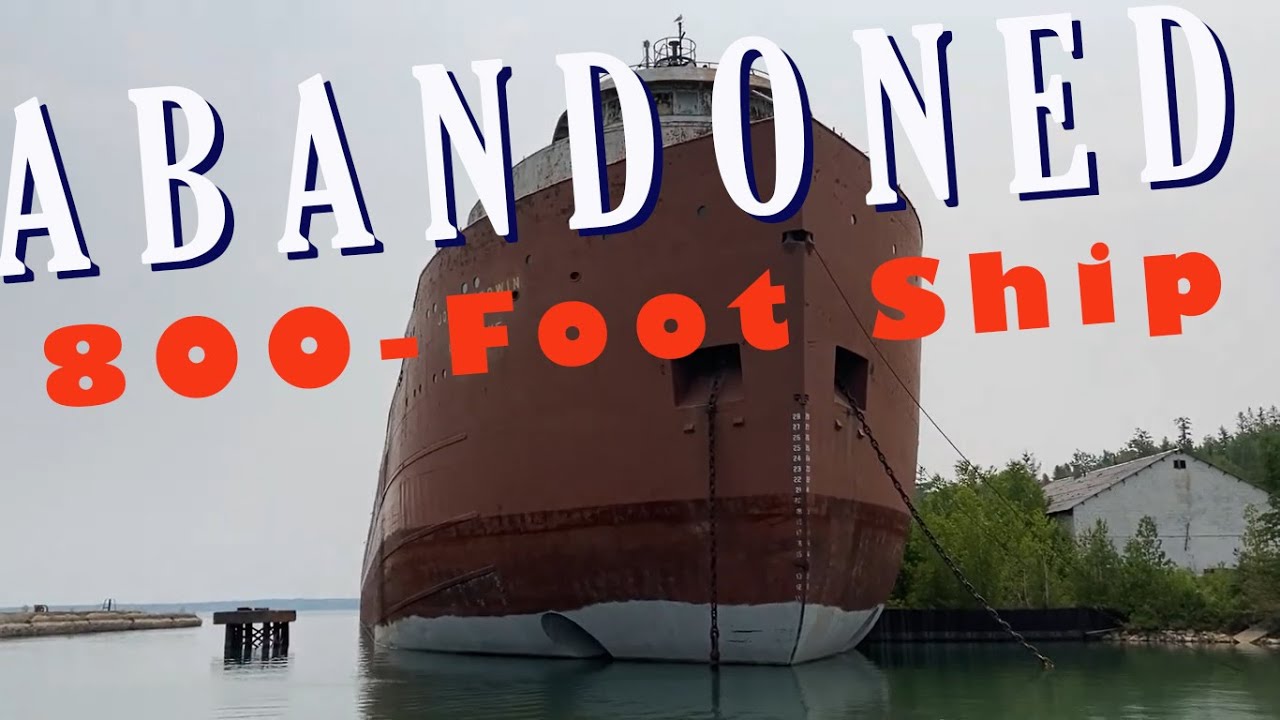 Abandoned 806-foot Great Lakes Freighter. August 2021 - John Sherwin (2)