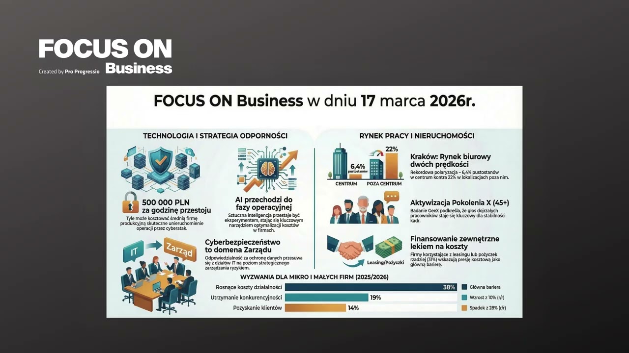 Rekordowy popyt w Krakowie, trendy HR 2026 i cyberbezpieczeństwo jako warunek przetrwania 17.03.2026