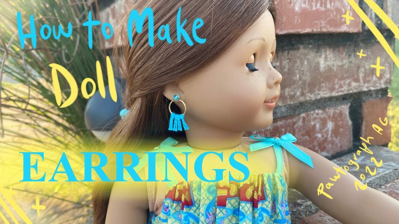 How to Make AG Doll Earrings
